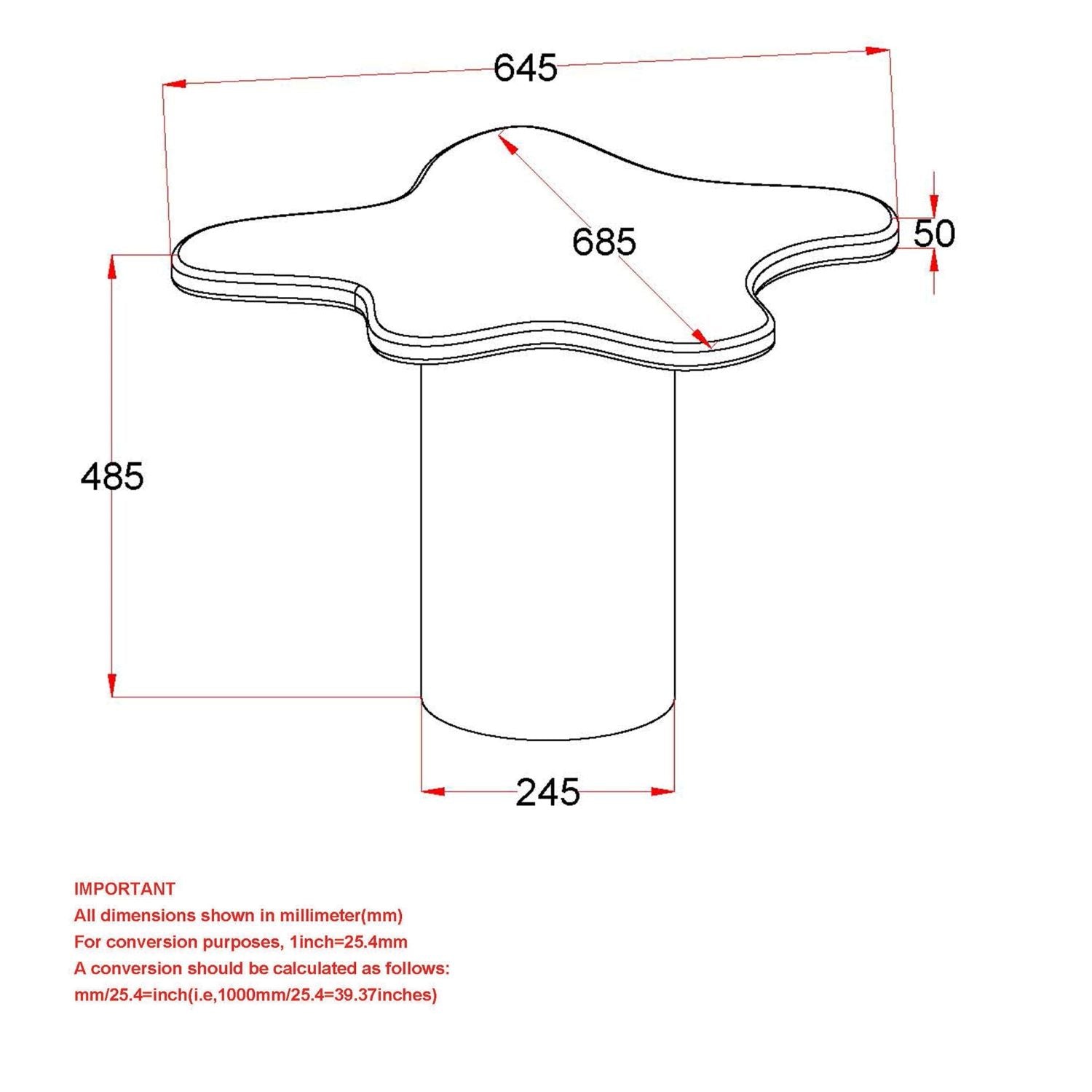 Mayal Wooden Small Coffee Table Black 301-149SM_BLK