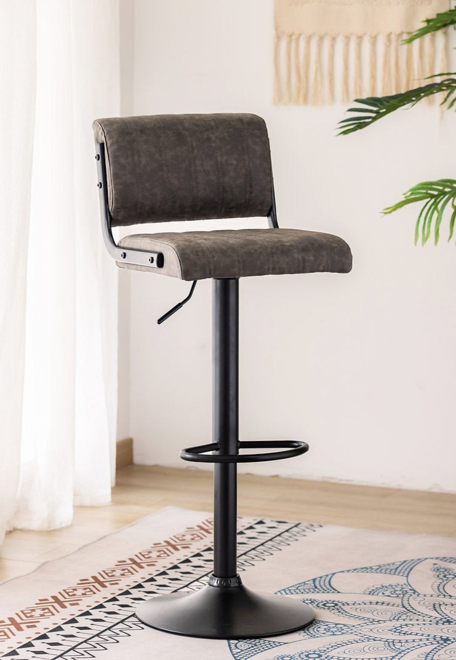 Grey bar stool