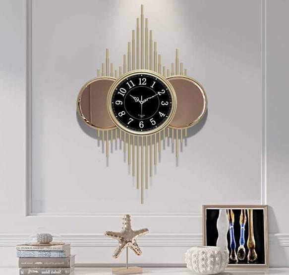 Metal Modern Wall Clock Decor