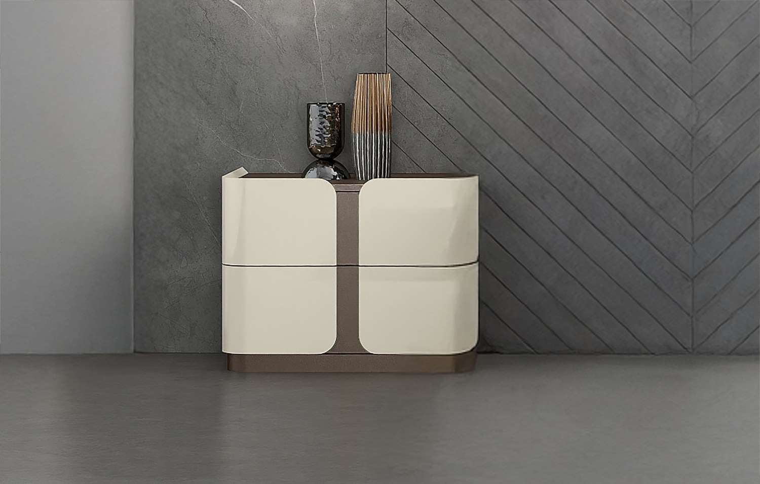 Monaco Hydraulic Lift Up Storage Bedroom Set with LED Headboard 1971