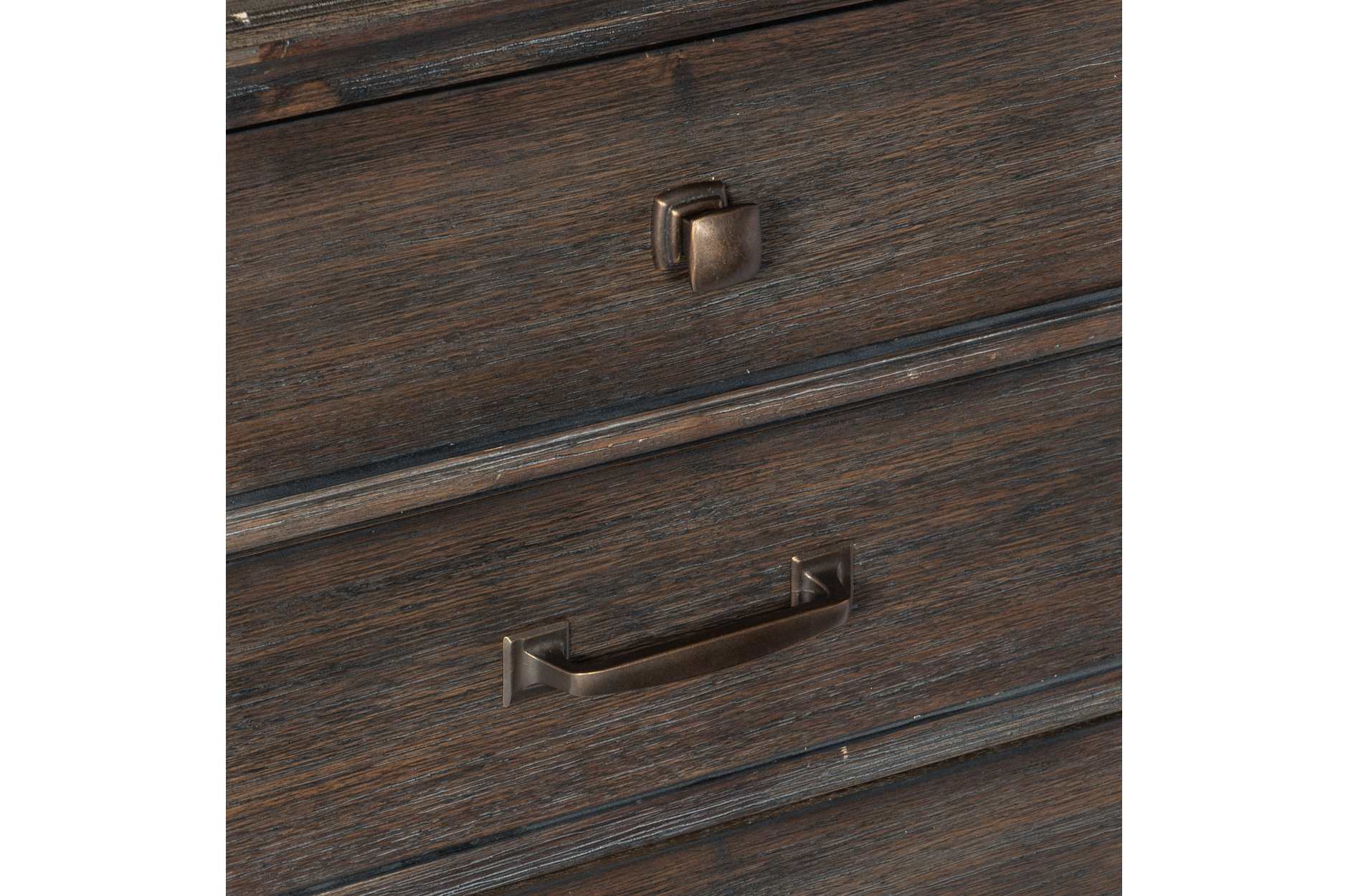 Motsinger Wooden 6PC Bedroom Set Rustic Brown 1400