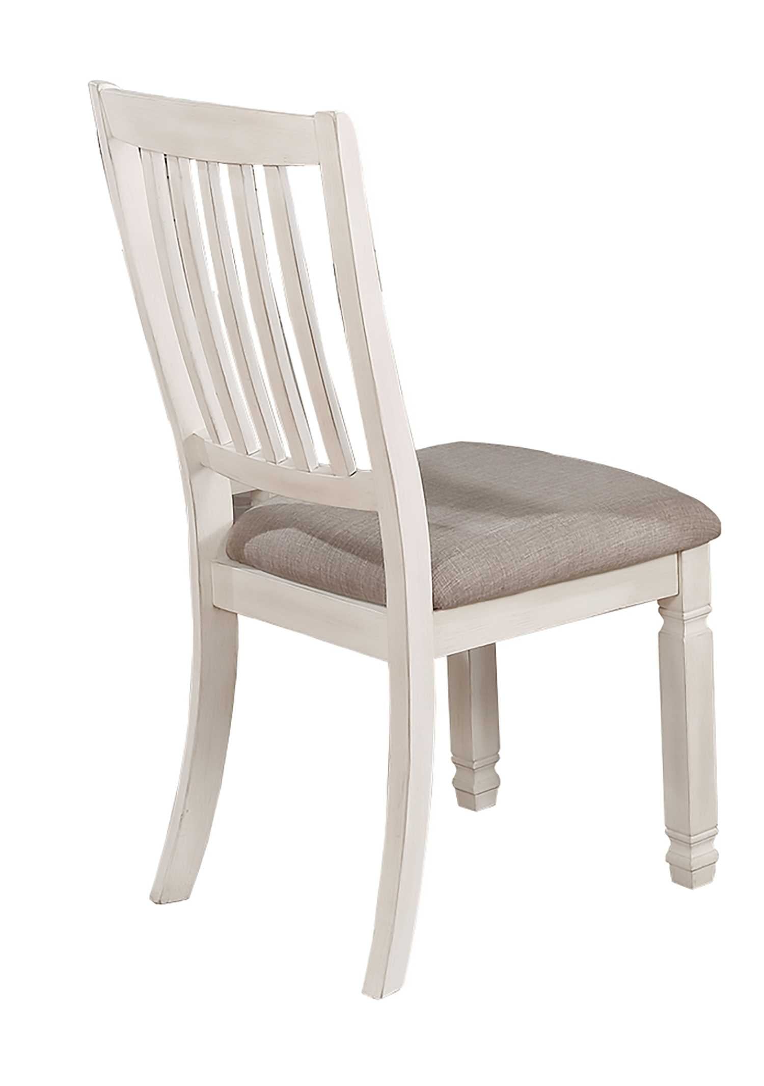Nesbitt Wooden Dining Chairs With Padded Seat Set Of 2 7412WS