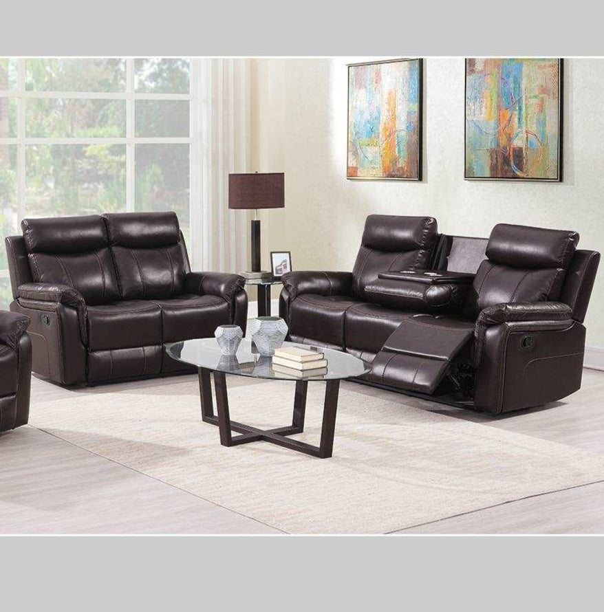 Nicolas Recliner Sofa Collection Brown 9255