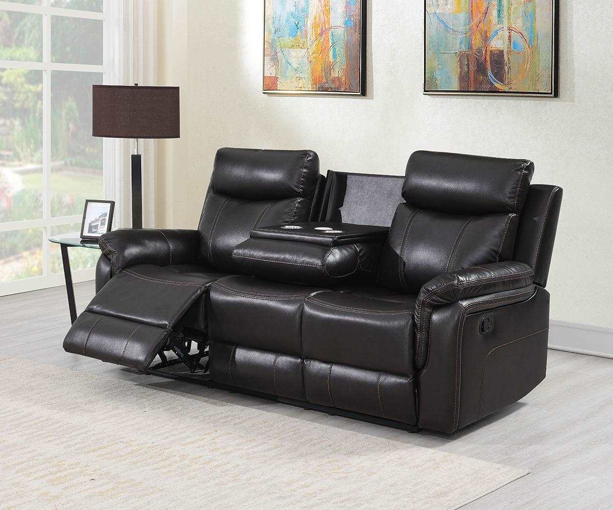 Nicolas Recliner Sofa Collection Brown 9255