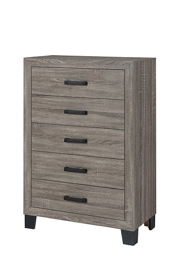 Olivia Taupe Wooden Bedroom Set