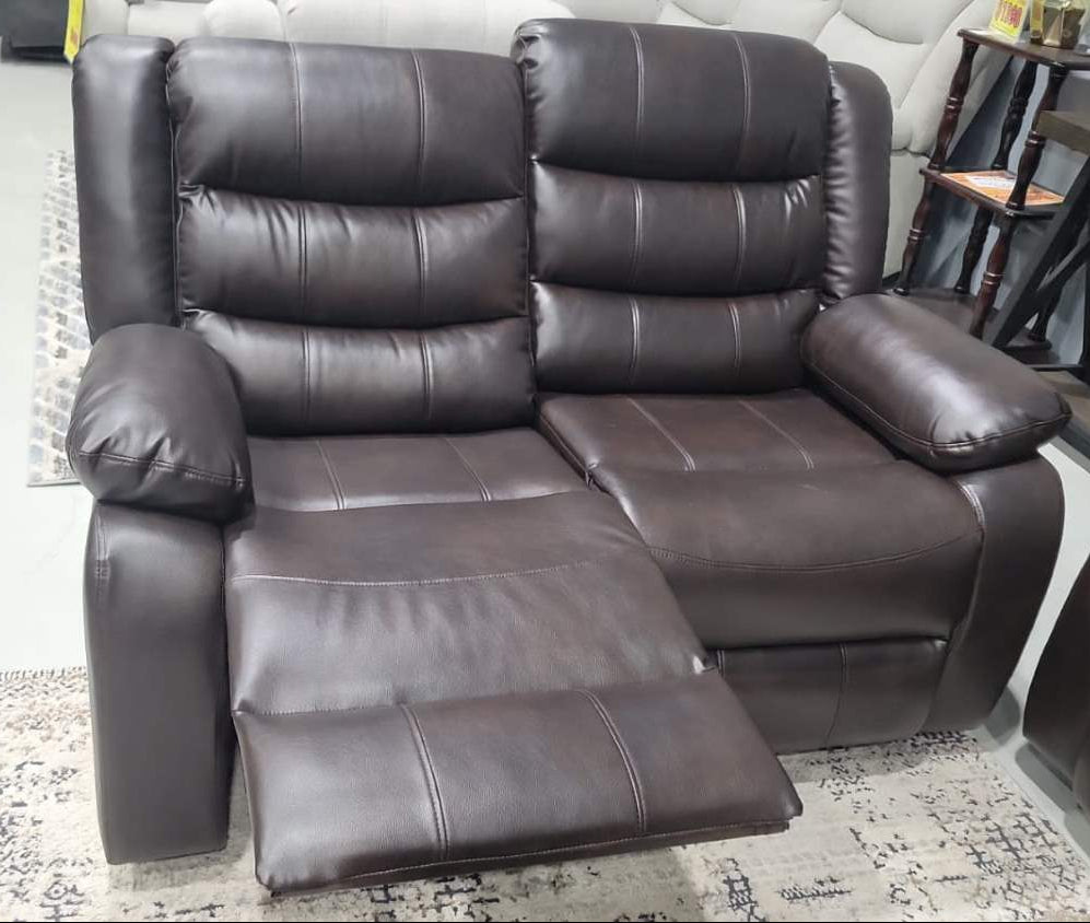 Onyx Prestige Air Leather Manual Recliner Loveseat