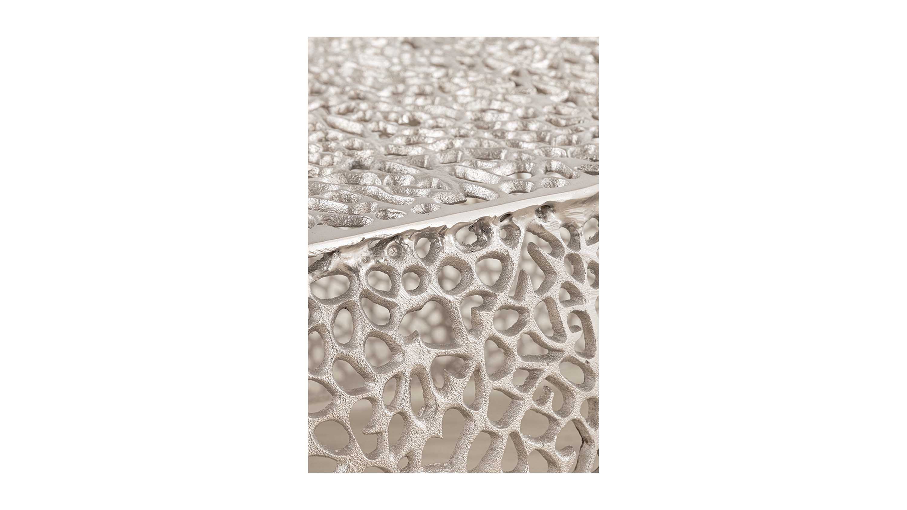 Oval Coffee Table Silver 3601