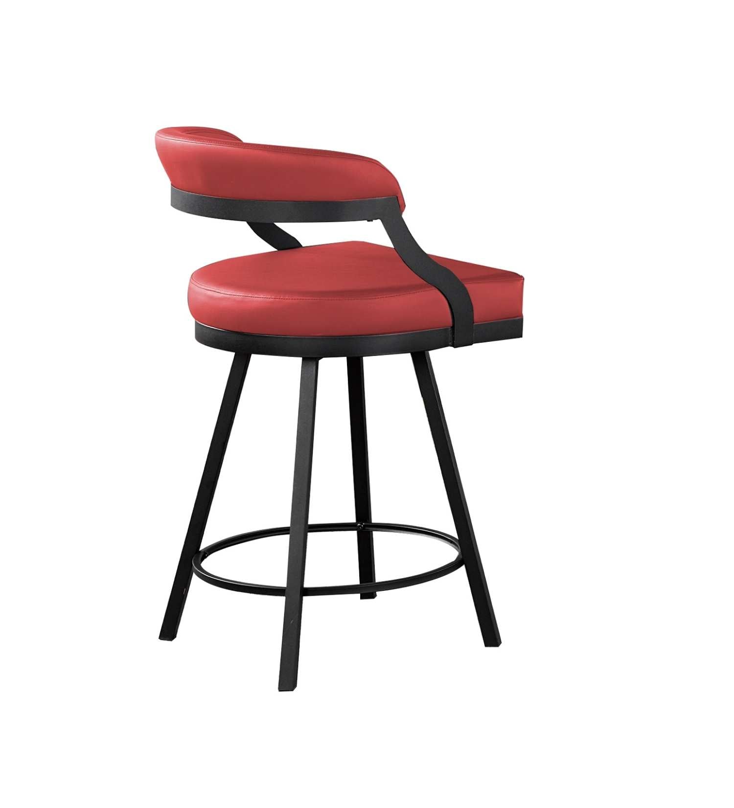 Oxton Swivel Counter Height Chair Red Set Of 2 5565M-24RD