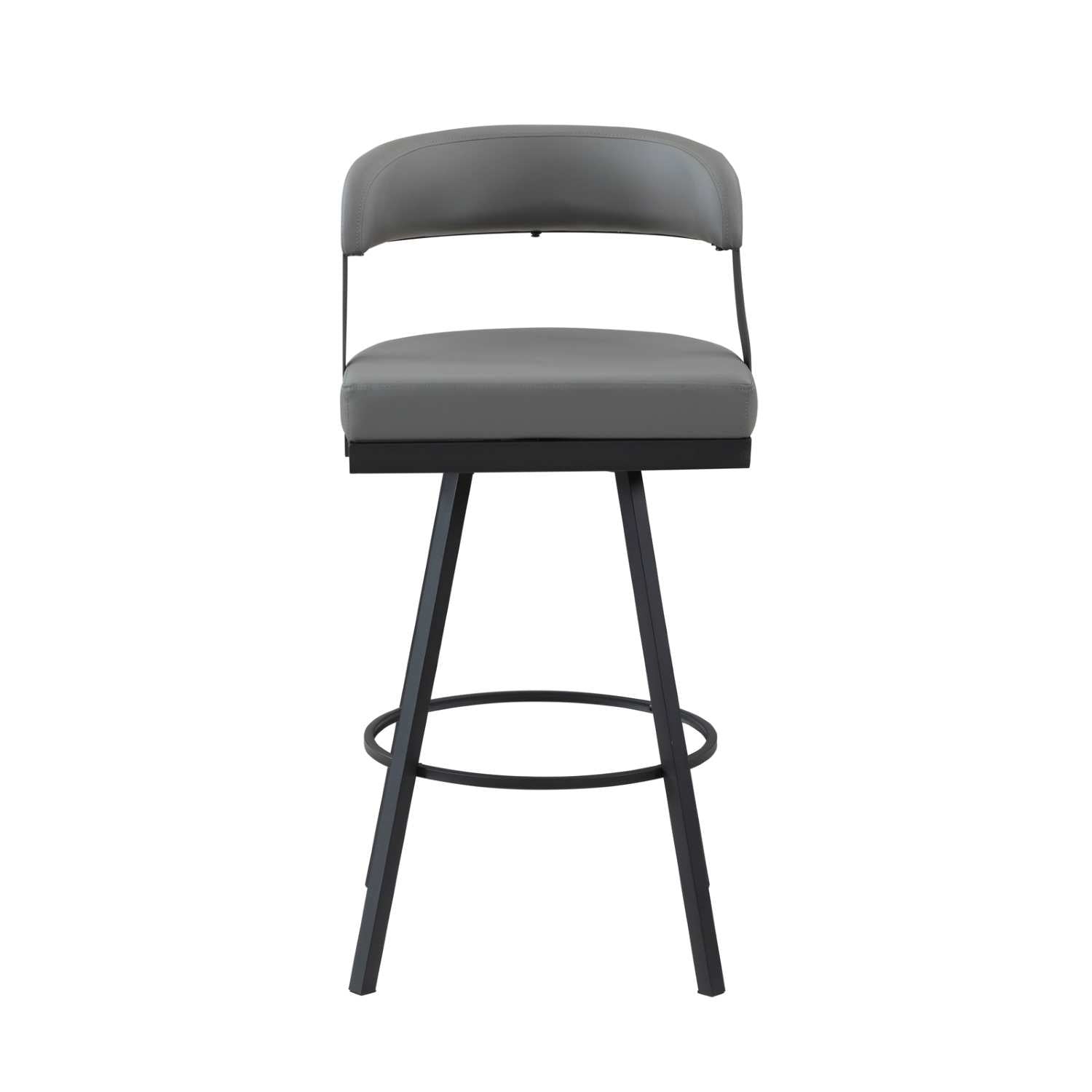 Oxton Swivel Pub Height Chair Grey Set Of 2 5565M-29GY