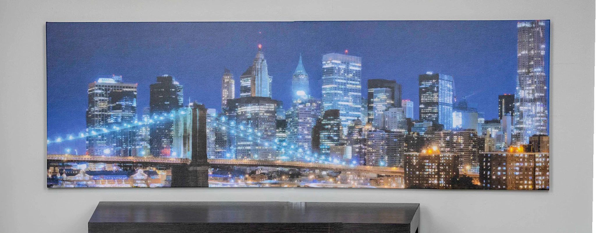 Oil Paint New York City Canvas Art 72" x 24"