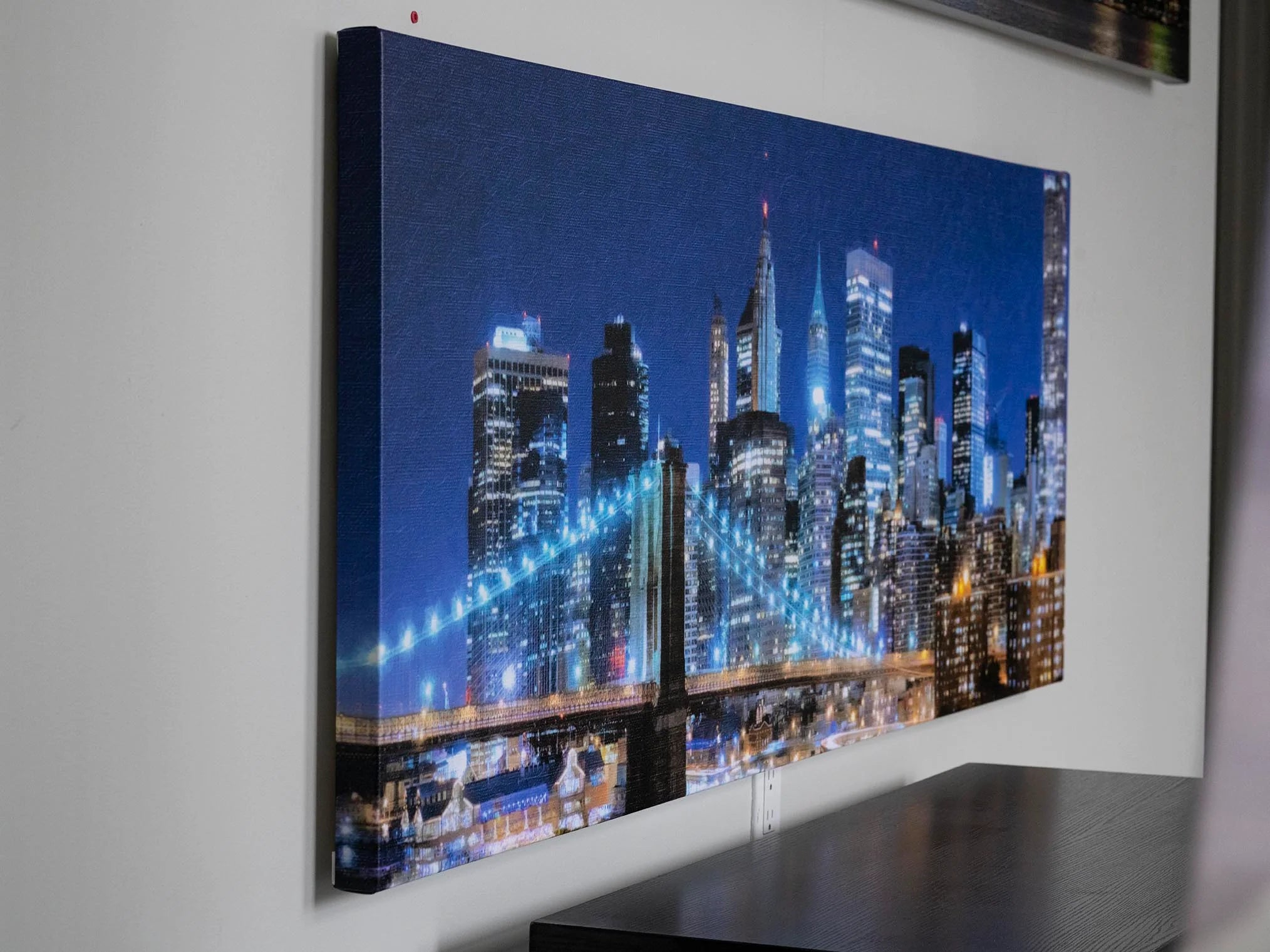 Oil Paint New York City Canvas Art 72" x 24"