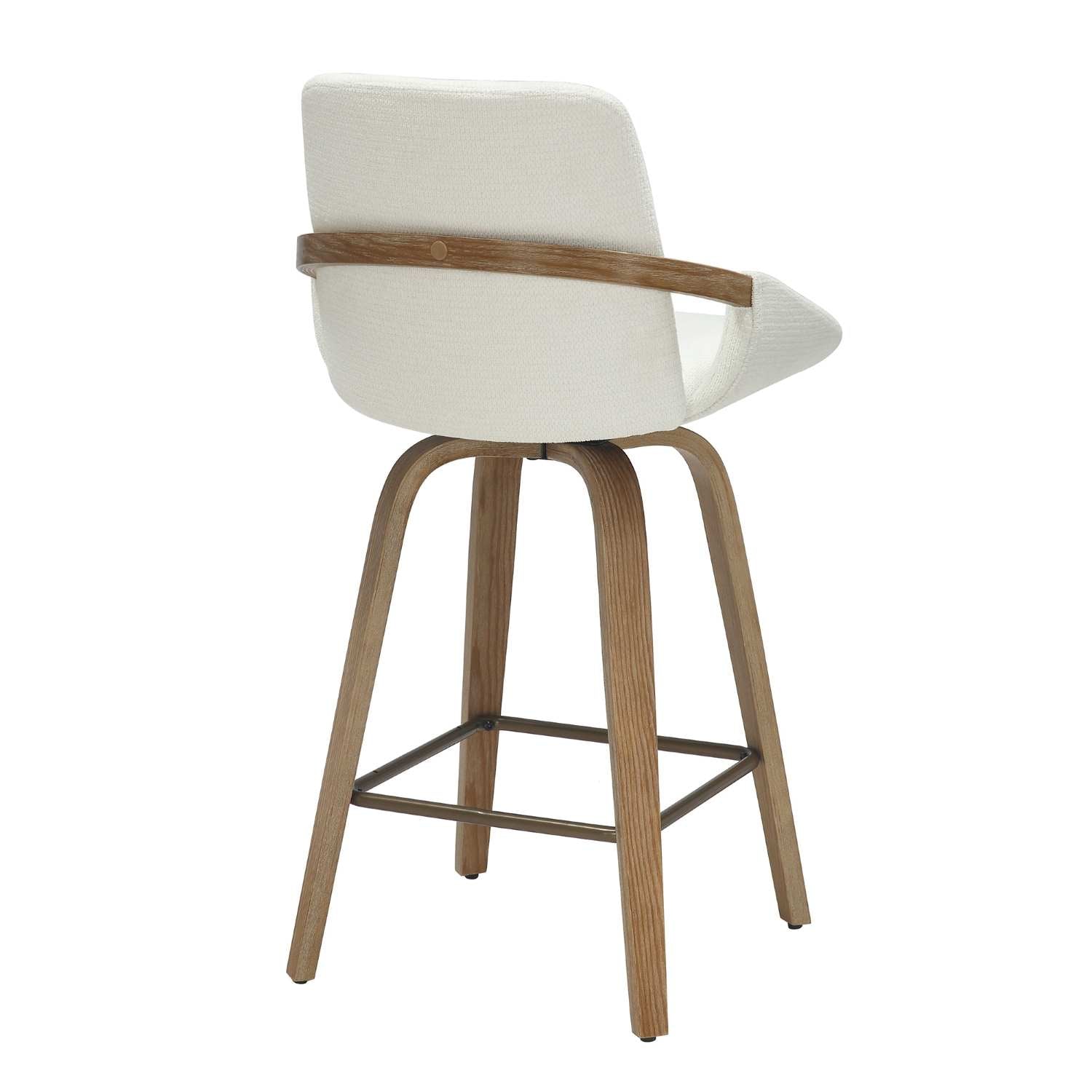 Parker 26" Ivory Swivel Counter Stool 203-944IV