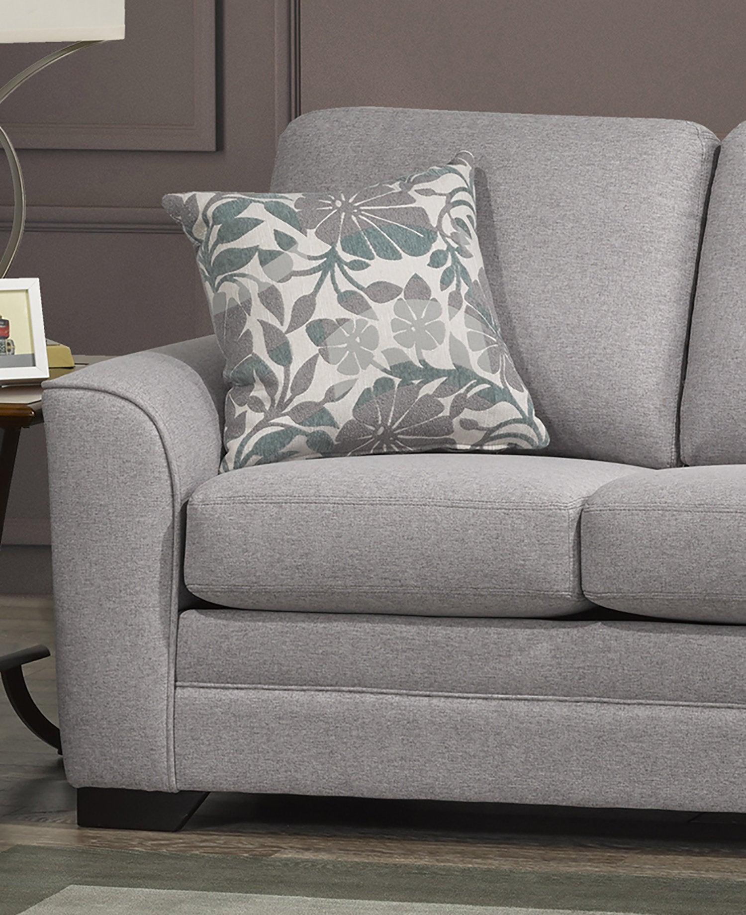 Pearson Canadian Made Loveseat Rayado Smoke 4416