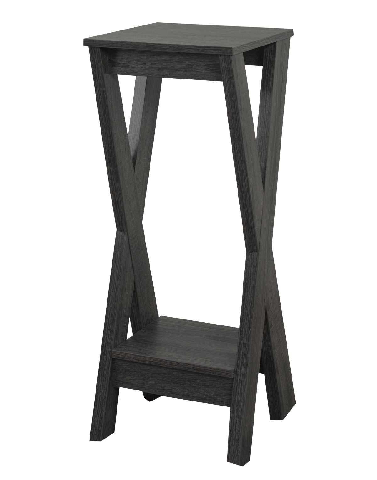 Wooden Plant Stand Grey 172180