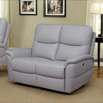 Power Motion Faux Suede High Performance Loveseat Charcoal 1121