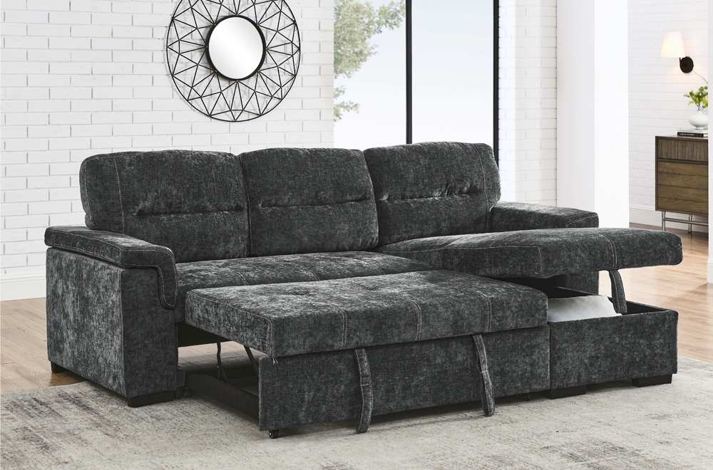 Pull Out Sofa Sectional With Storage 1218