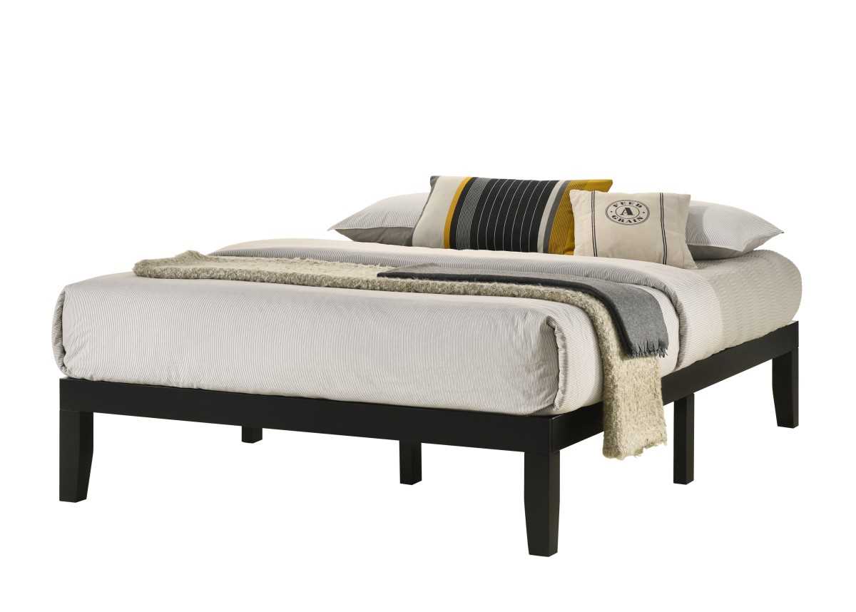 Addicus Queen Platform Bed Frame Black 529-60
