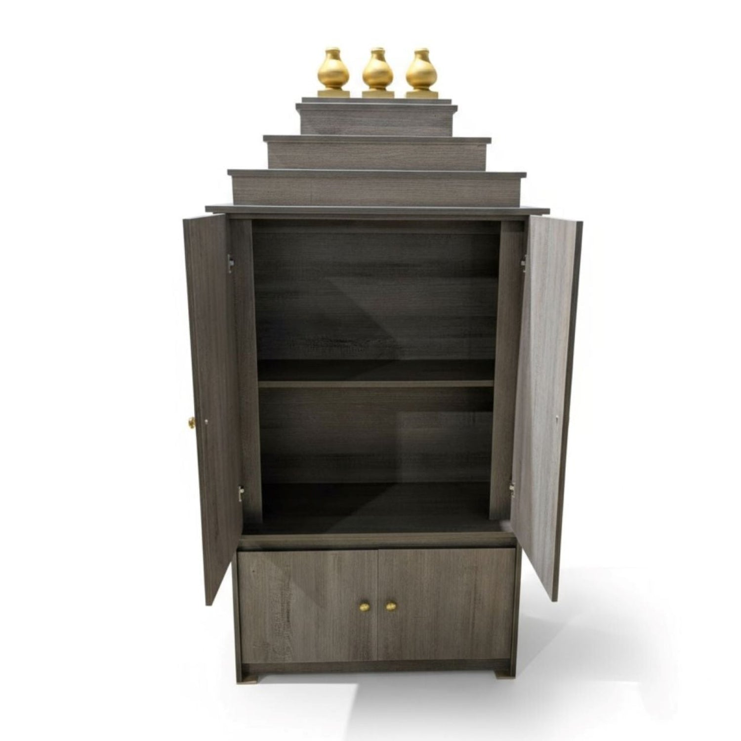 Radha Canadian Made Pooja Unit With Door & Light