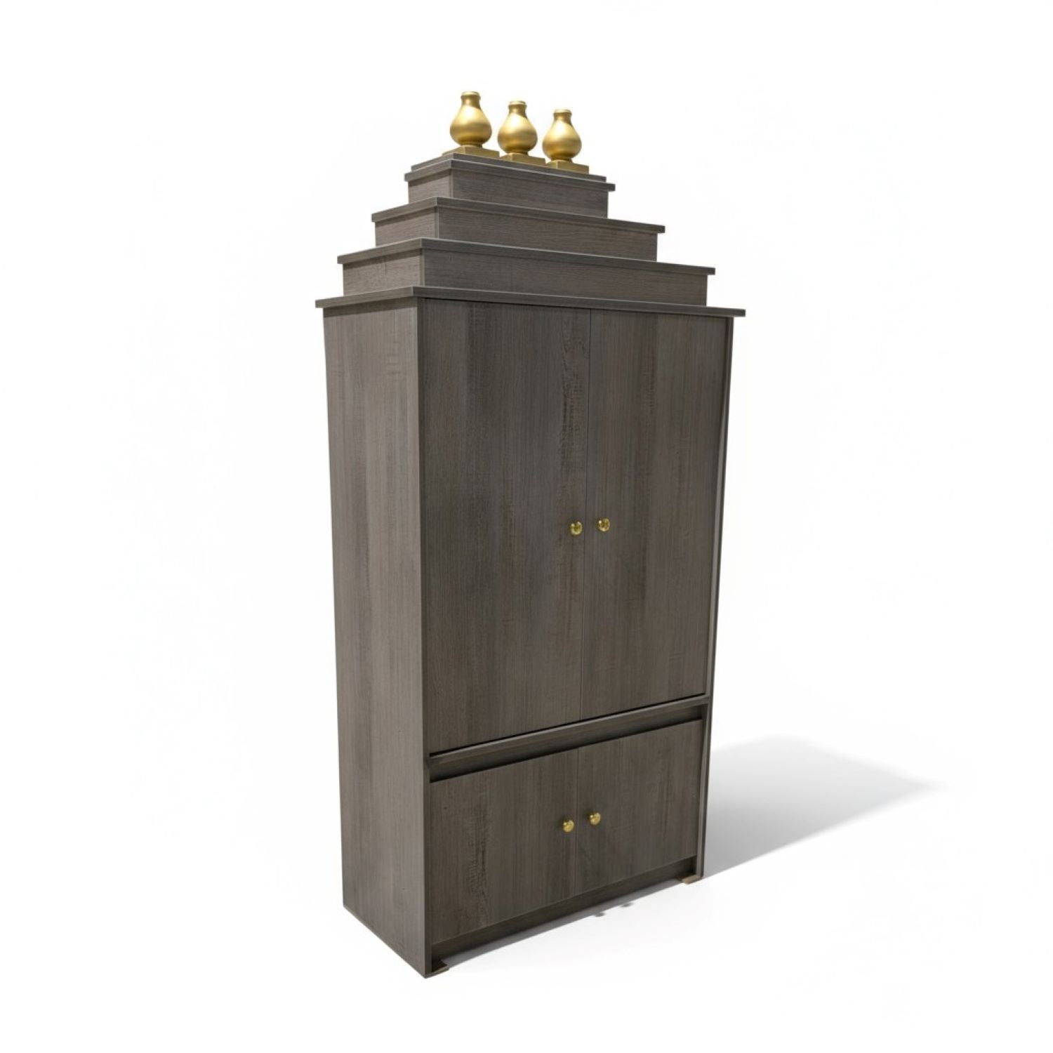 Radha Canadian Made Pooja Unit With Door & Light