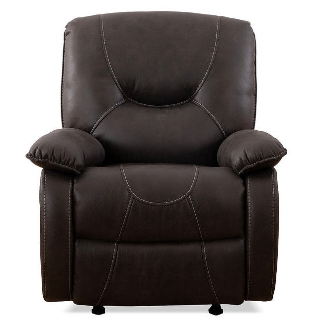 Recliner Chair Grey Elephant Skin Fabric 6350