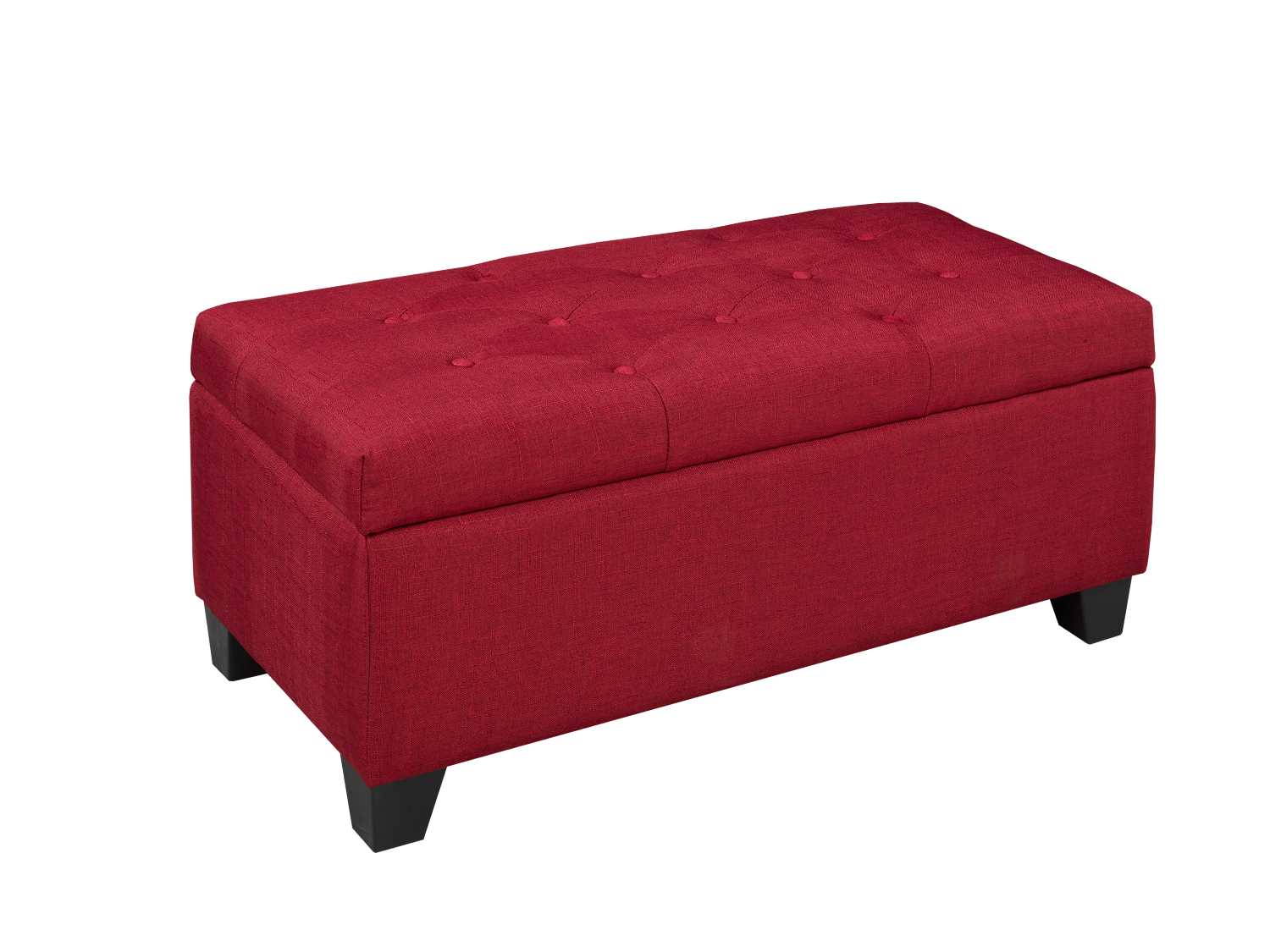 Red Storage Ottoman - 20091 RED