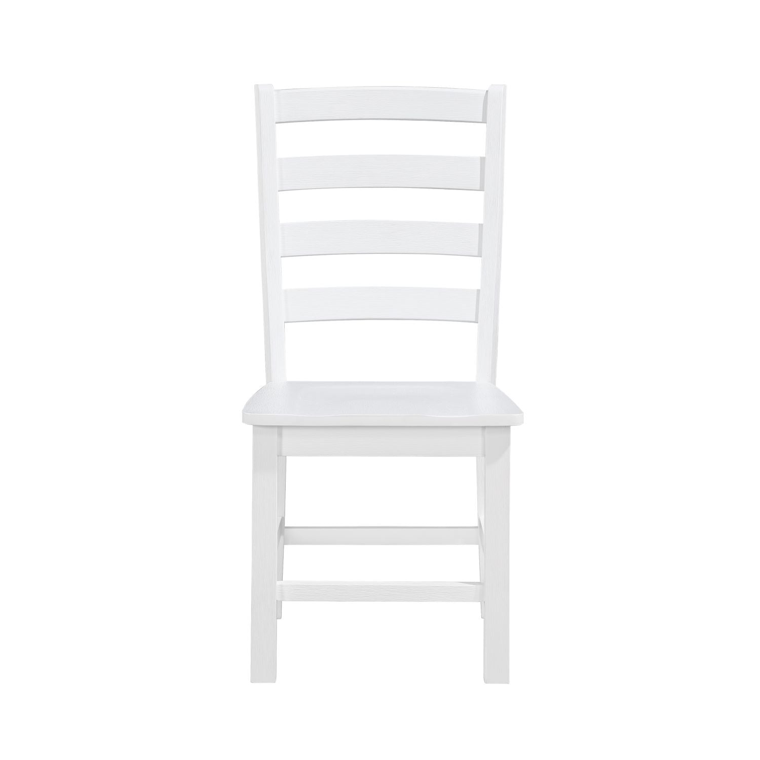 Redmond White Wooden Dining Table with White Chairs 5929
