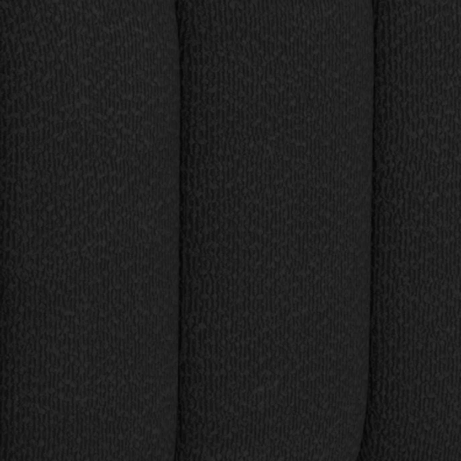 Rigel Large Ottoman Bench In Black Boucle 402-133BK