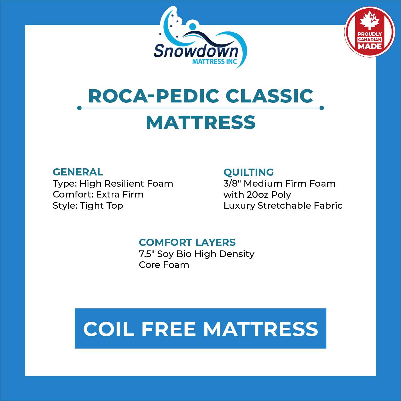 Rocca Pedic Classic Mattress