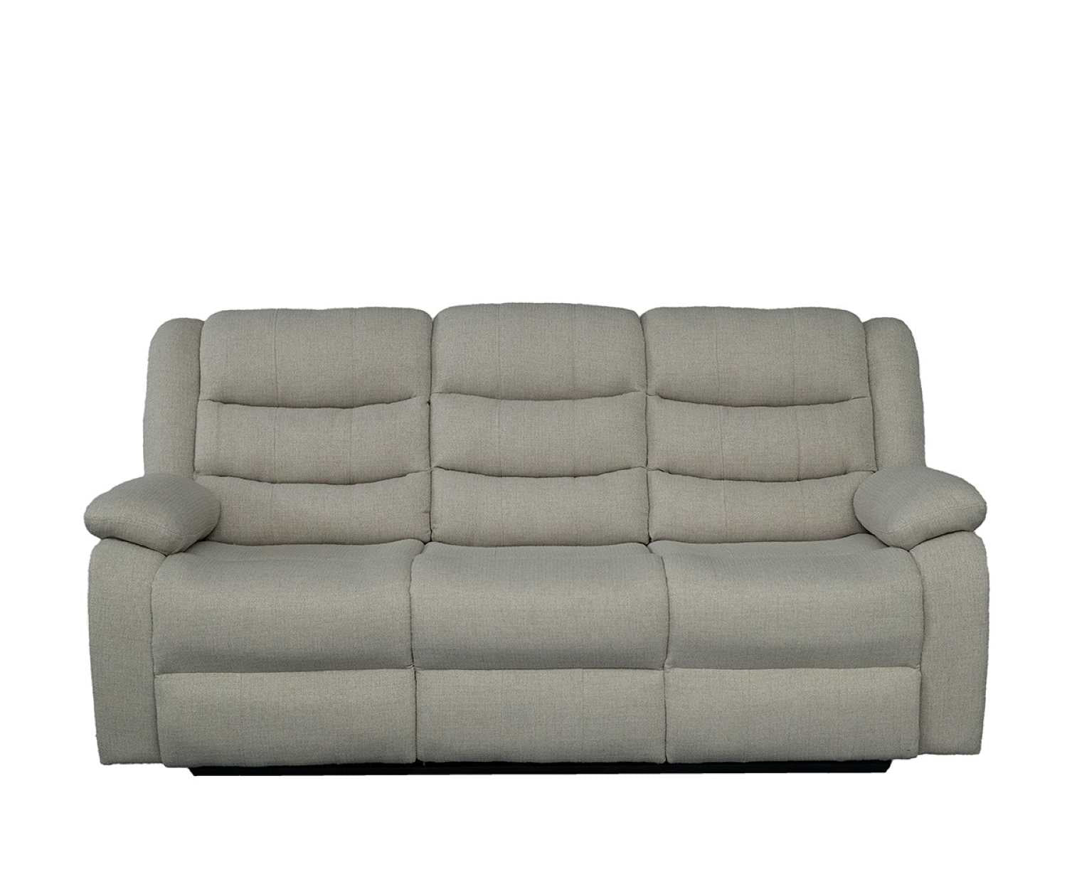 Rowan High Performance Linen Fabric Sofa With Drop Down Tray Grey KM059