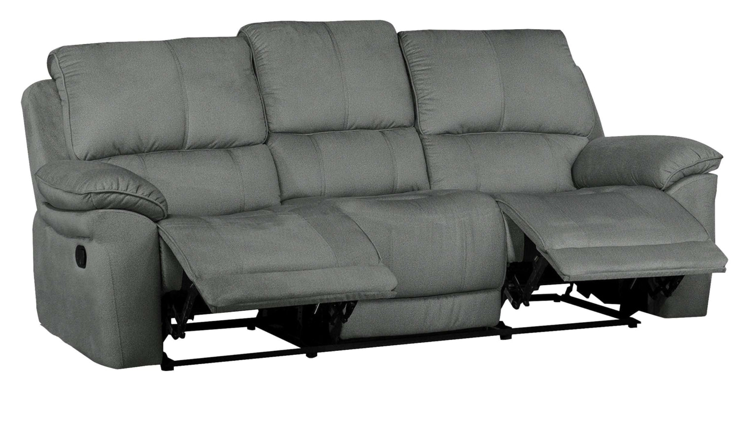 Russka Grey Fabric Recliner Sofa Sets 99031