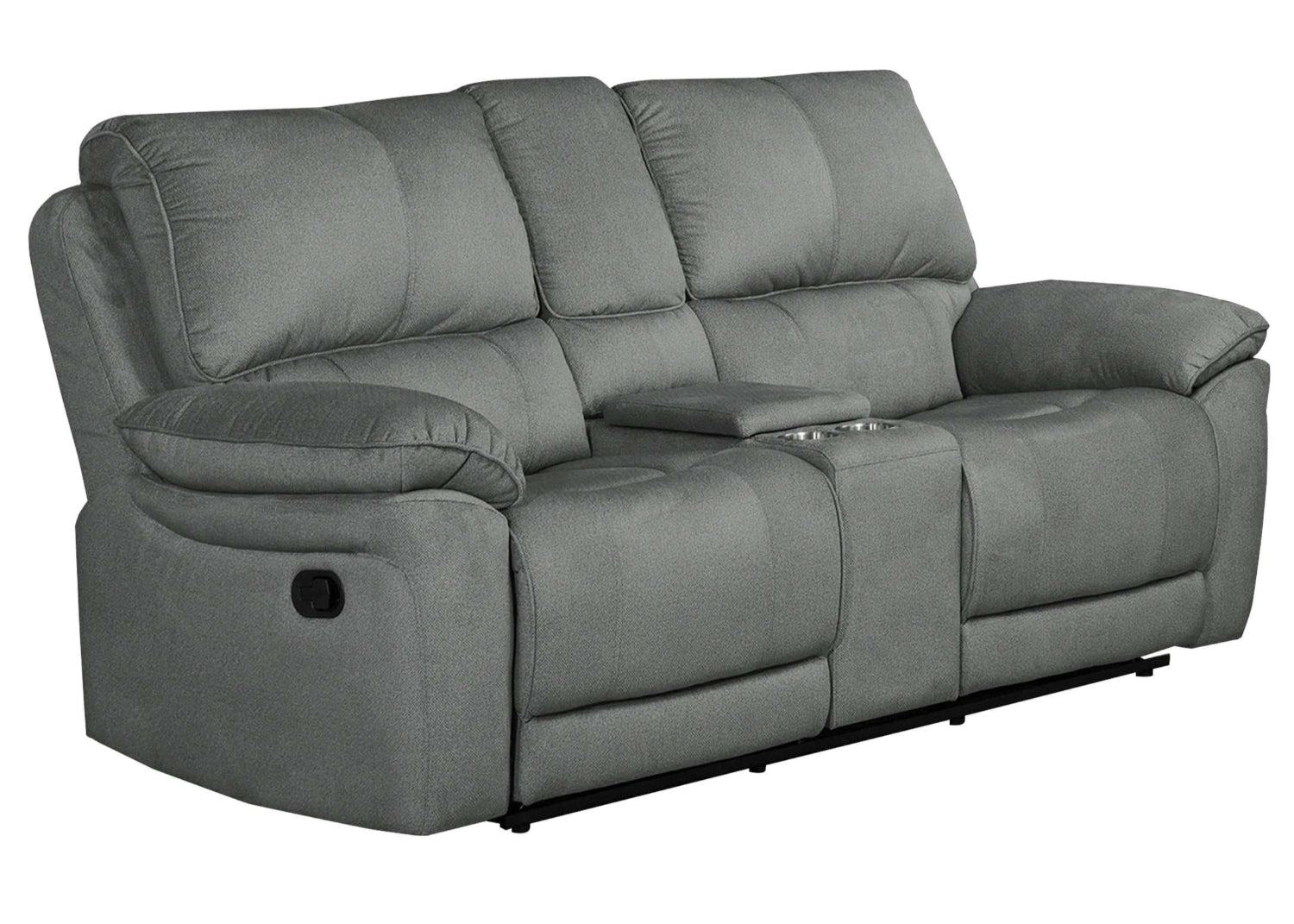 Russka Grey Fabric Recliner Sofa Sets 99031