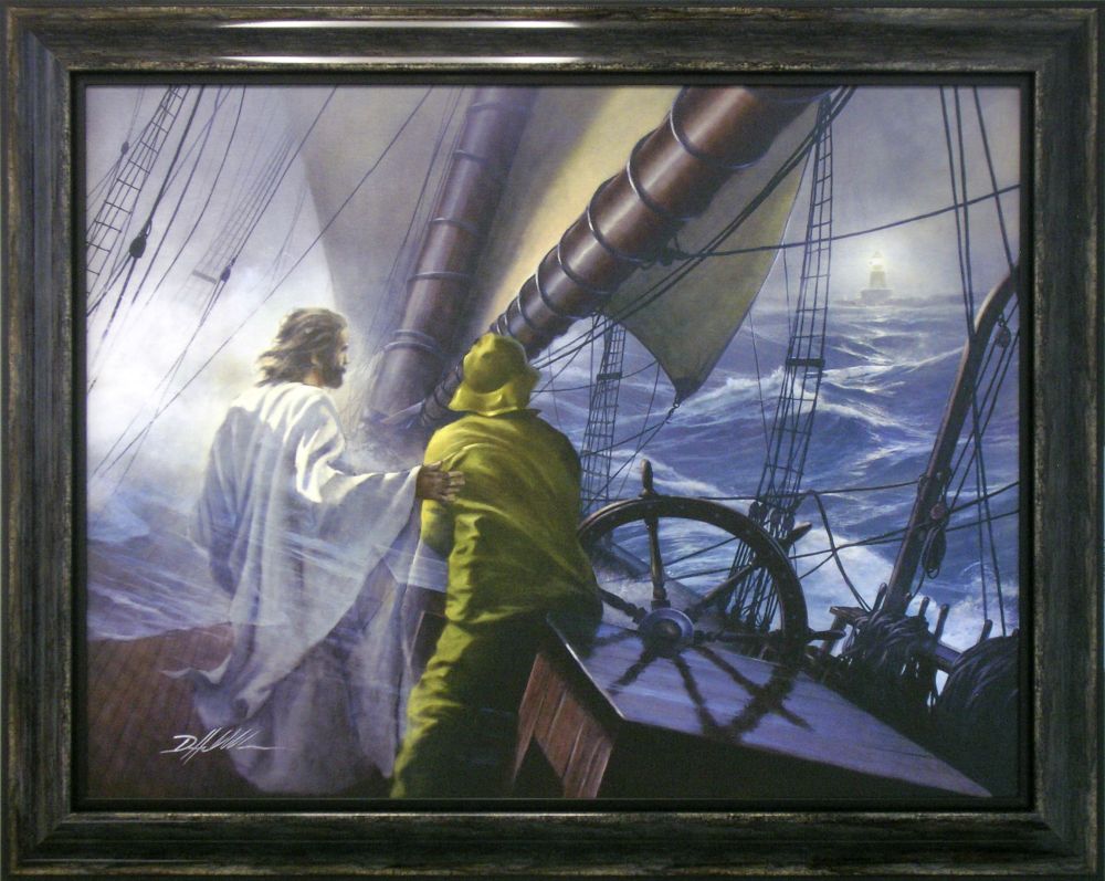 At the Helm Canvas Custom Order 27" x 35"