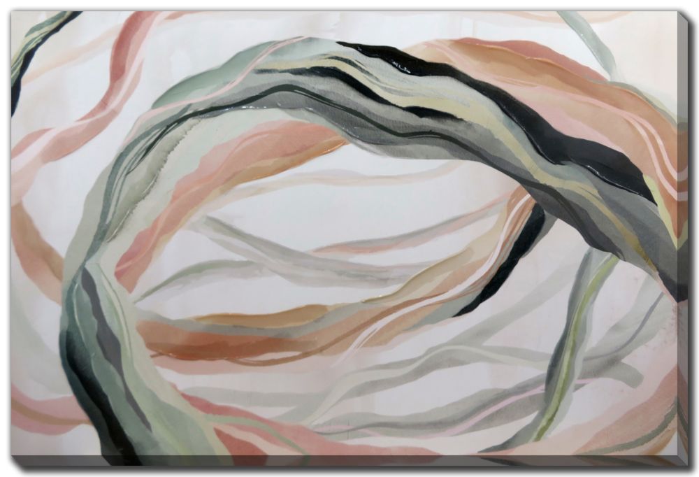 Ribbon Oil Painting 40" x 60"