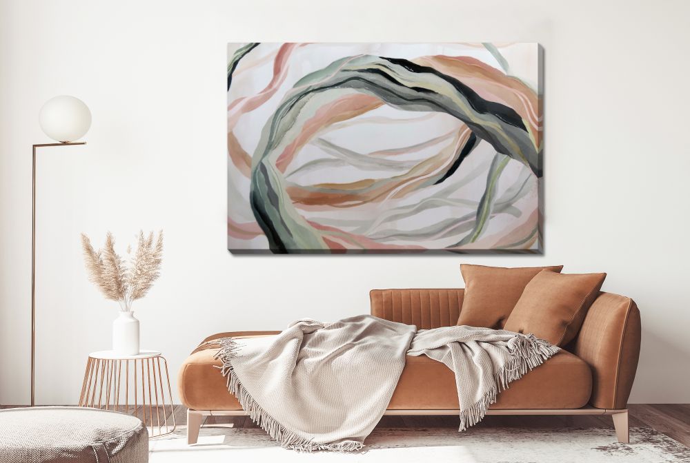 Ribbon Oil Painting 40" x 60"