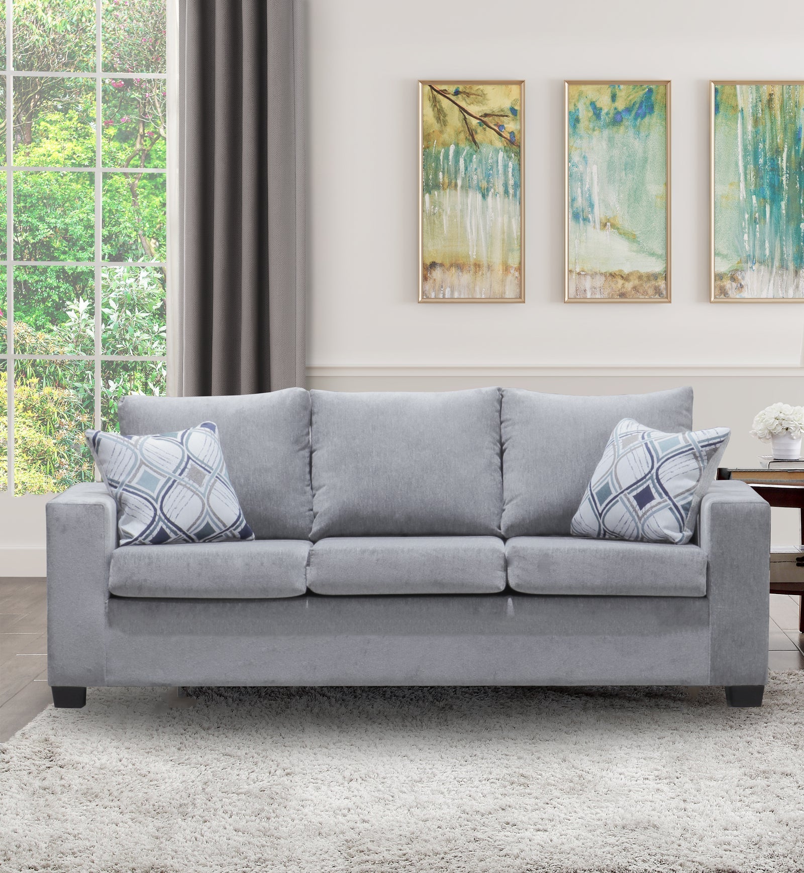 Canadian Made Fabric Sofa 1406