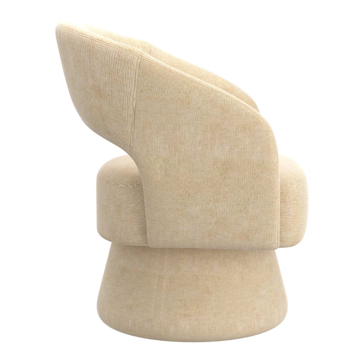 Santo Beige Chenille Fabric Accent Chair 403-992BG