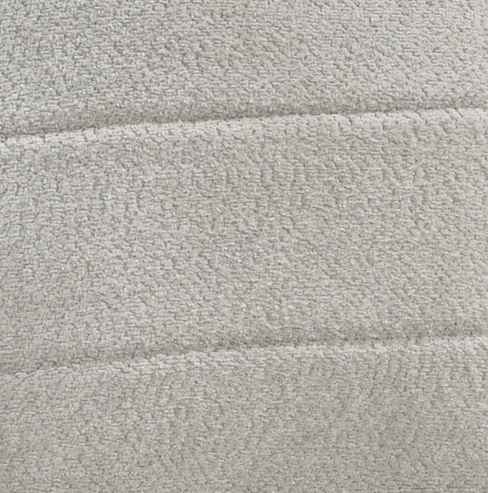 Sectional Sofa Bed Soft Light Grey Boucle Fabric 9085 / 9086