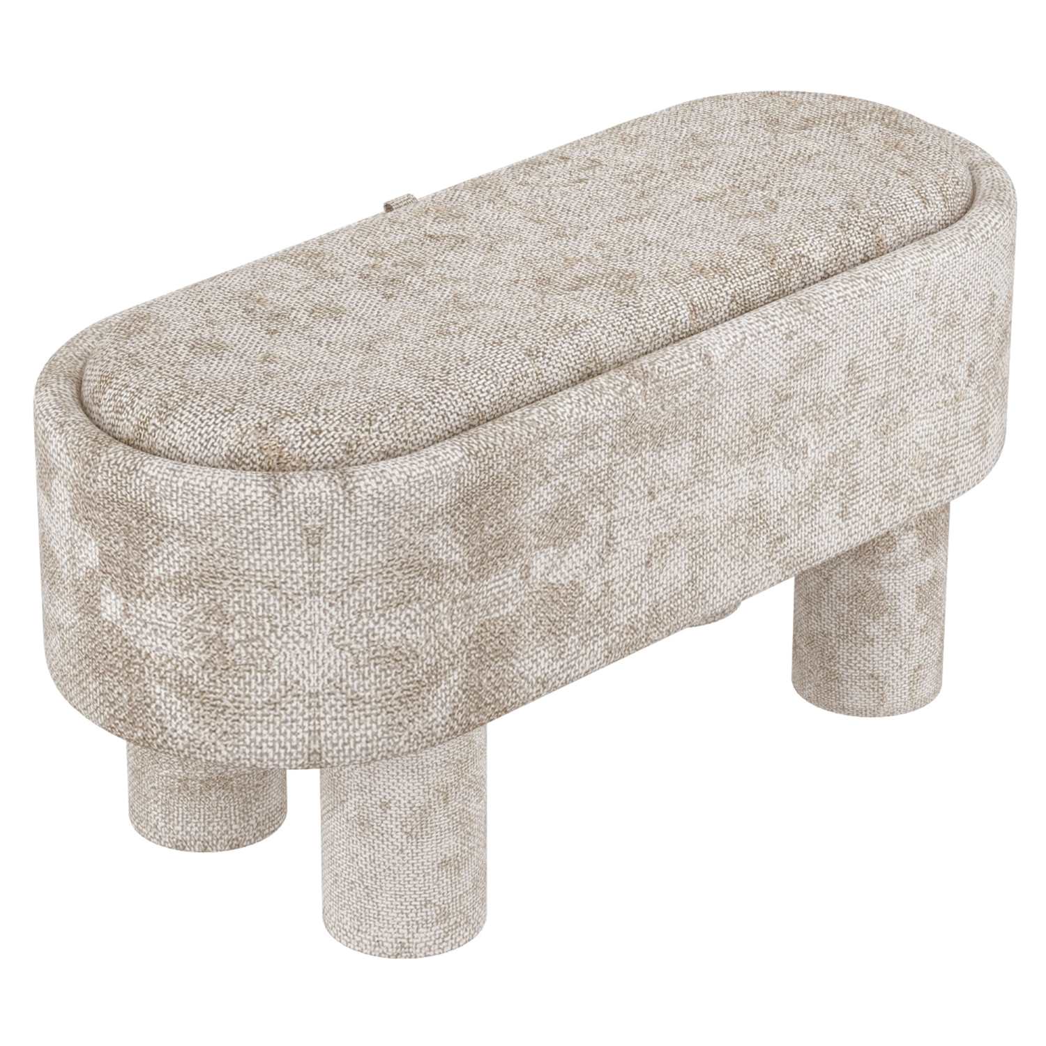 Sezron Storage Ottoman Bench in Beige 402-642BEG