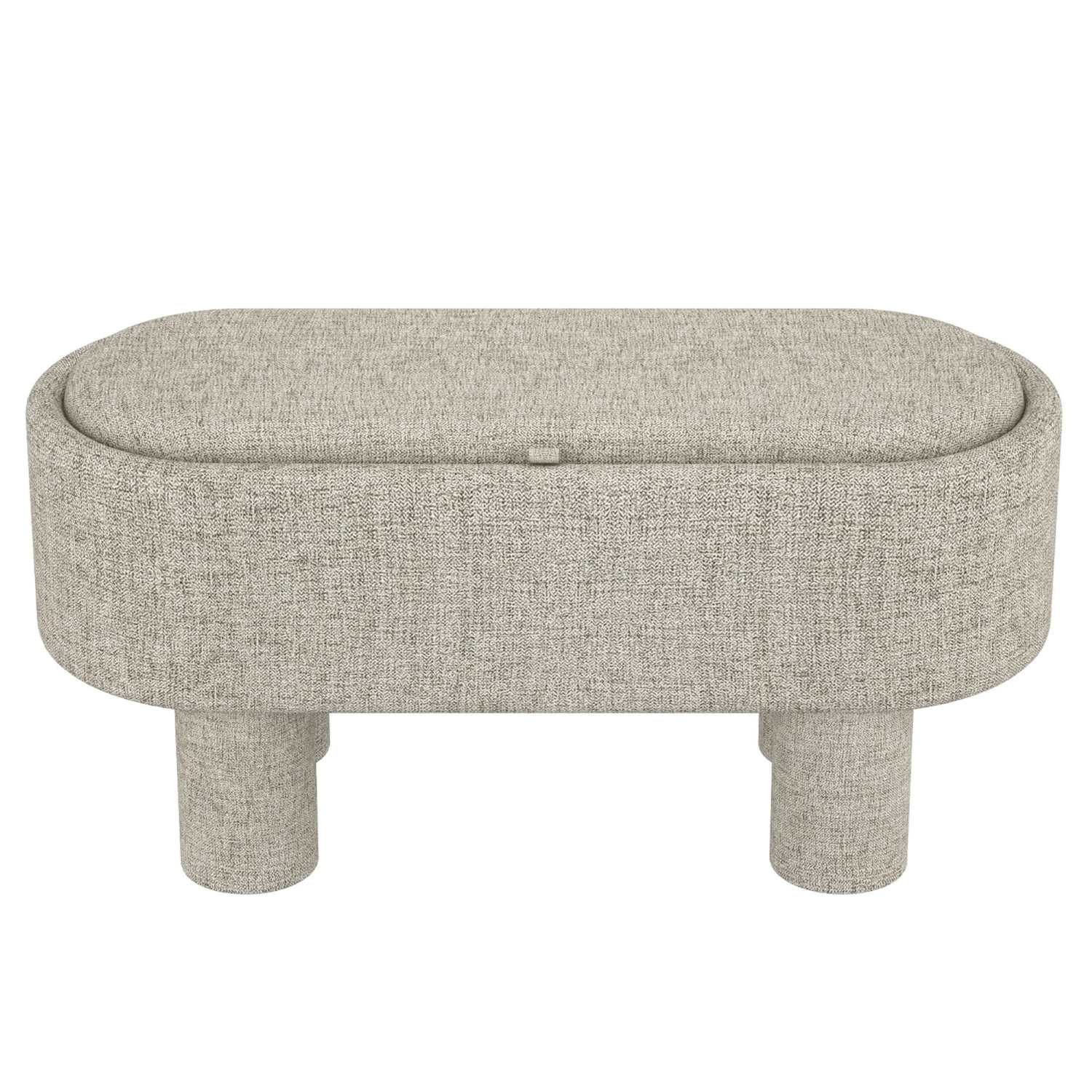 Sezron Storage Ottoman Bench in Warm Grey 402-642WGY