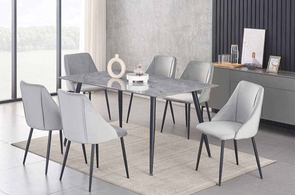 Sintered Stone Dining Set Grey T 3529 / T 212