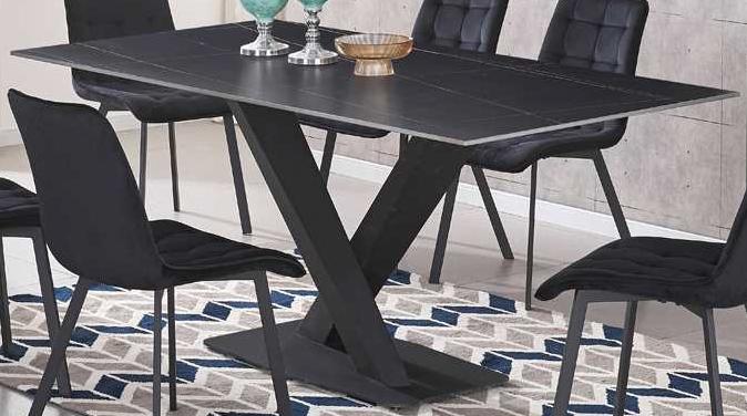 Sintered Stone Dining Table Black T 3525