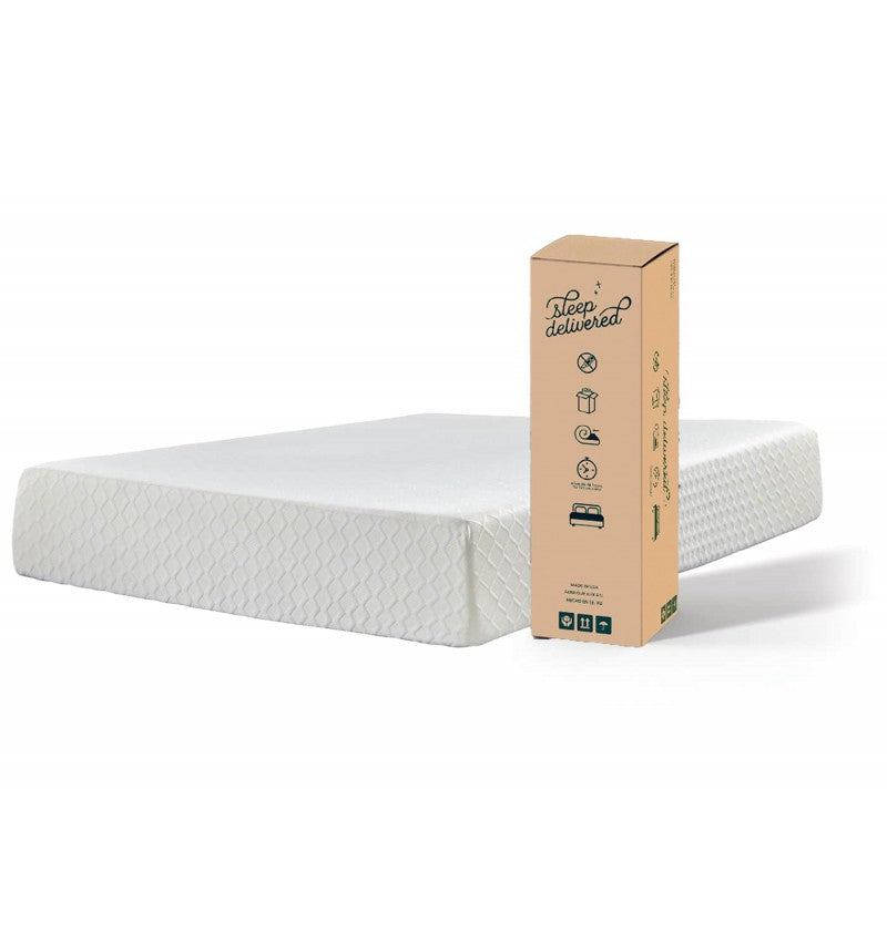 Gel & Charcoal Infused Memory Foam Mattress in Box 12"