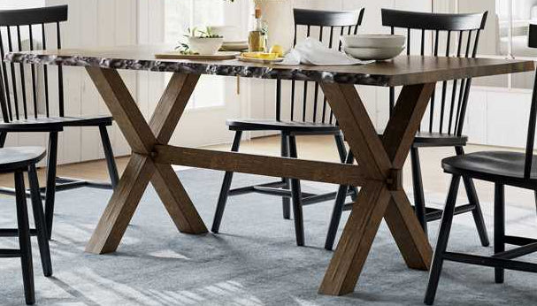 Solid Wood Dark Walnut Dining Table T 3036