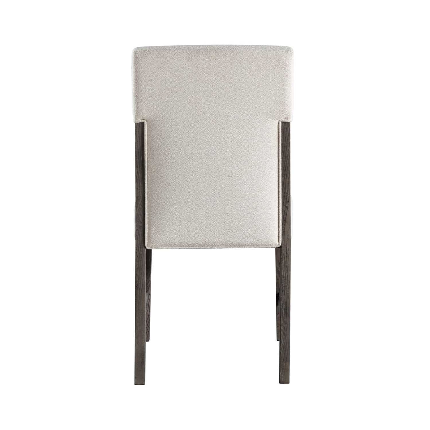 Starkey White Fabric Dining Chair Grey Set Of 2 5983