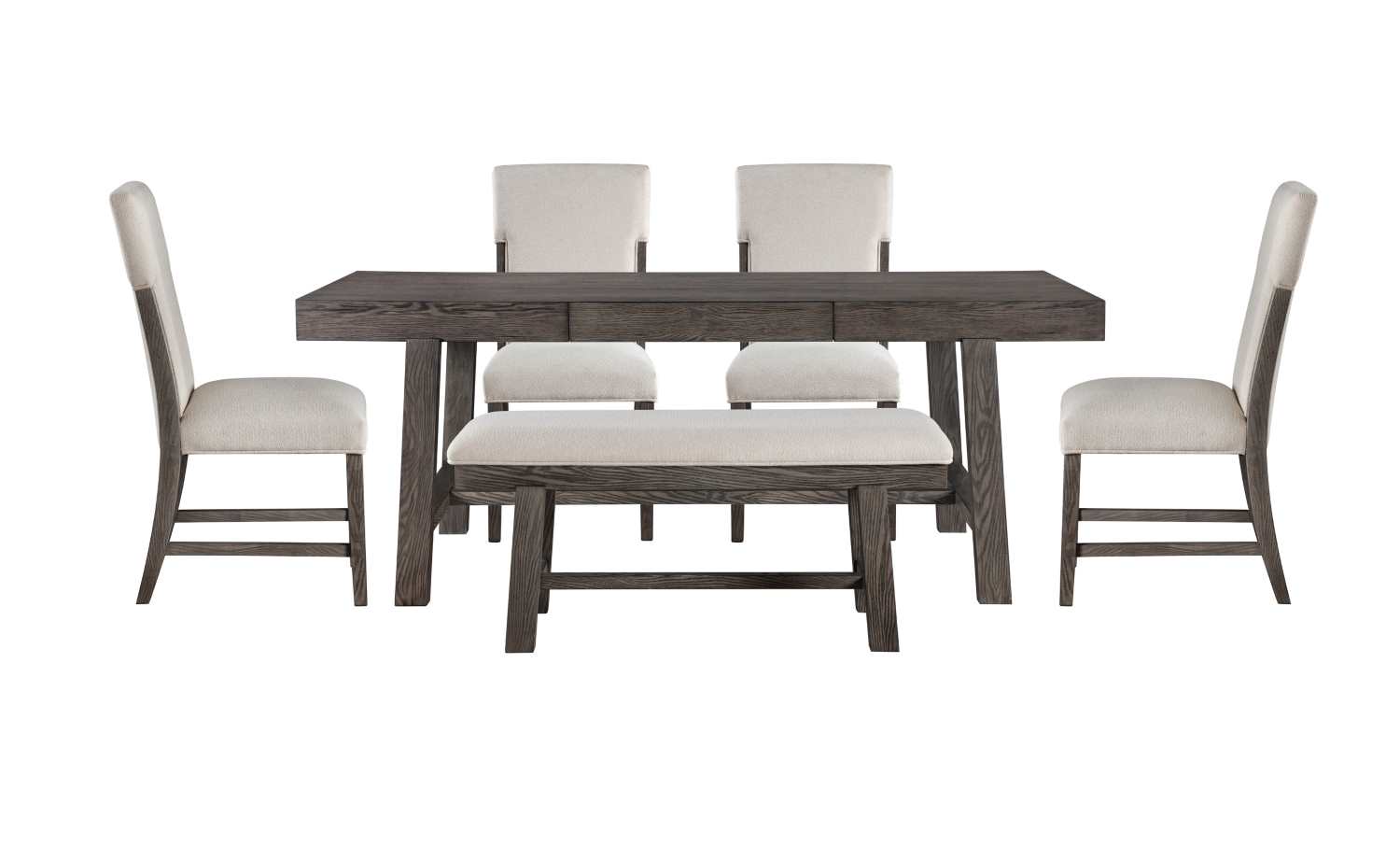 Starkey Wooden Dining Set Grey 5983