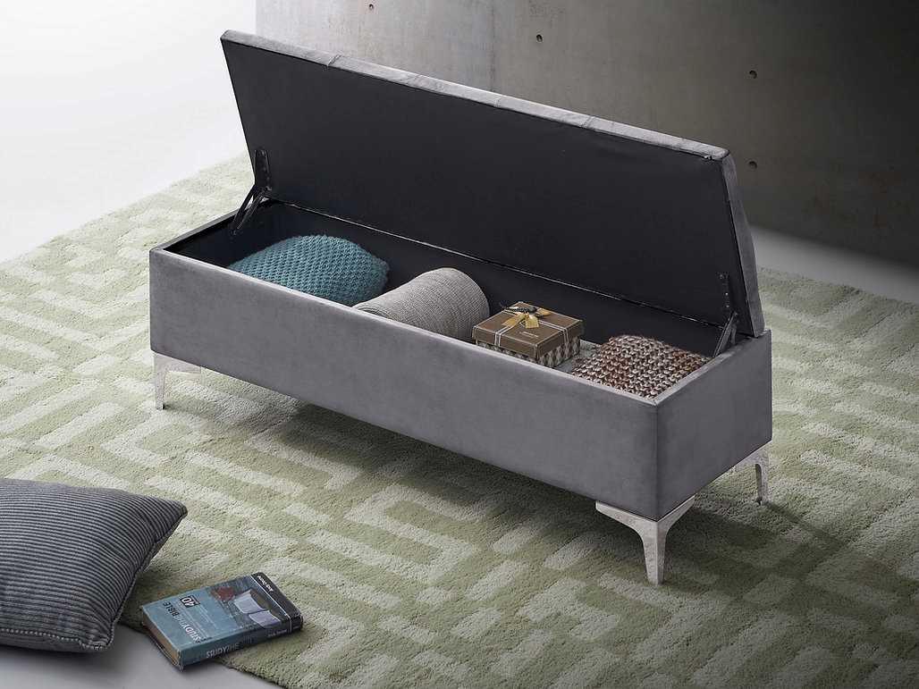 Storage Bench Grey 6500