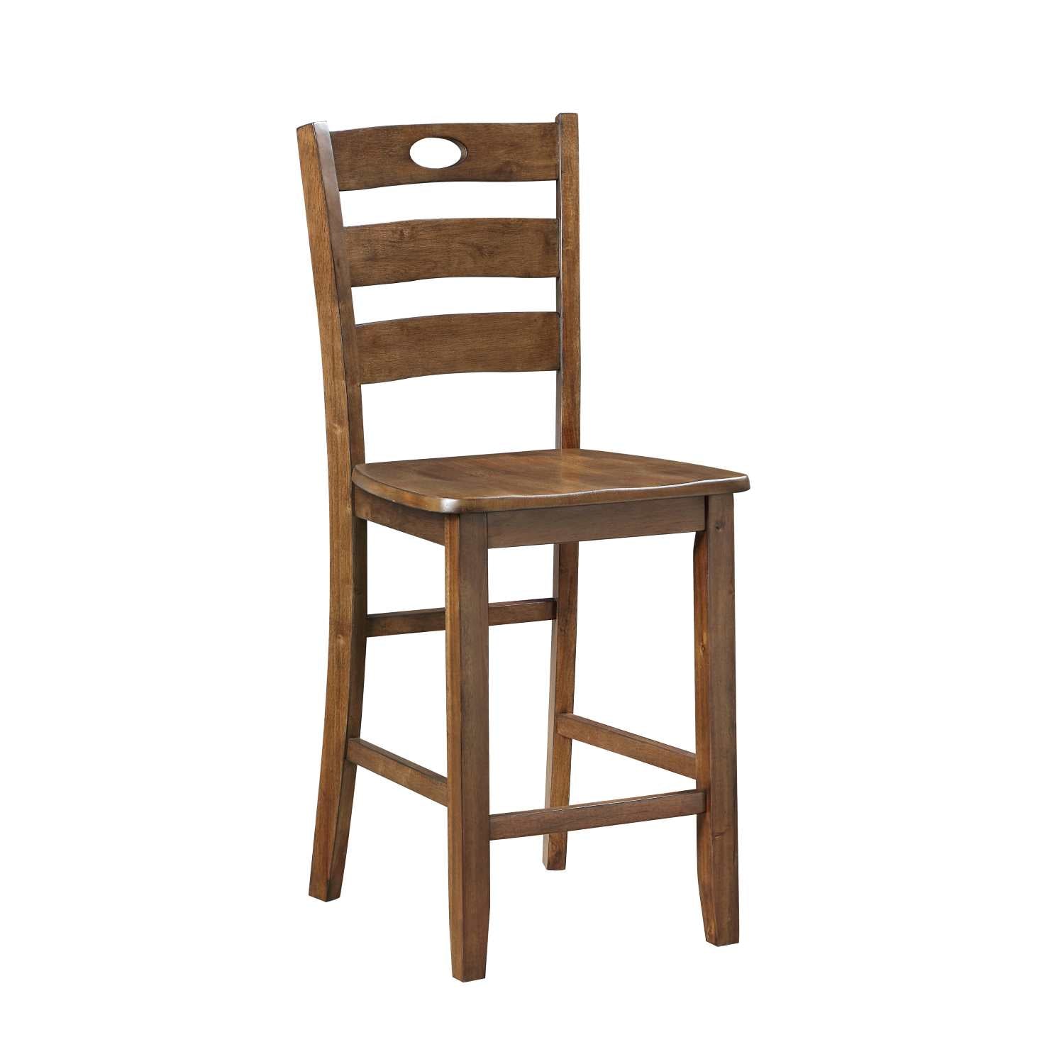 Stowe 5PC Counter Height Set Walnut 5891-36