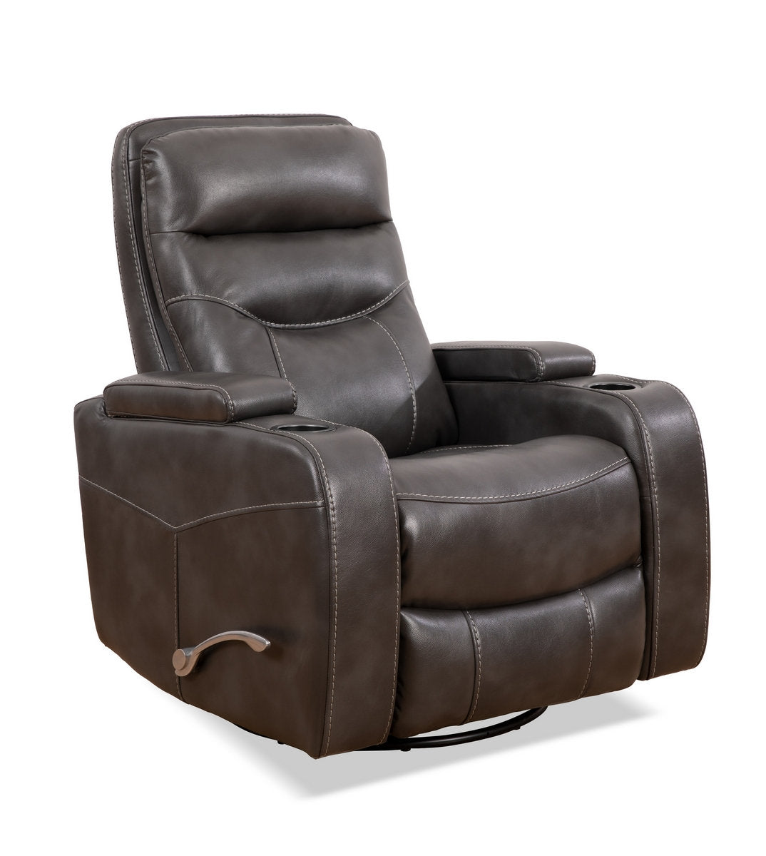 Swivel Recliner Chair Grey 6312