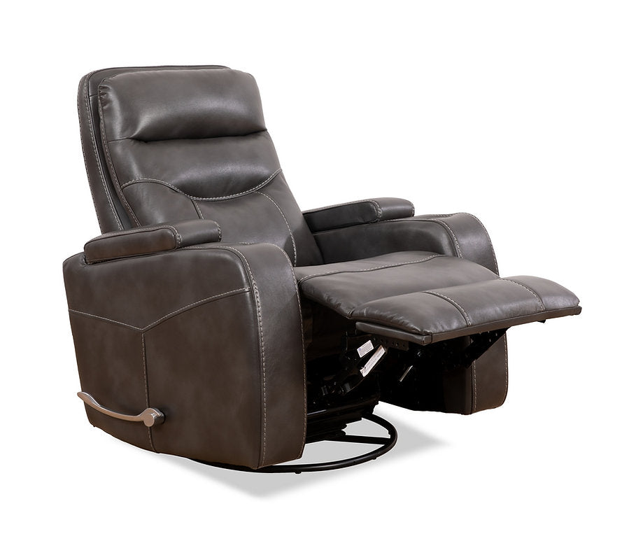 Swivel Recliner Chair Grey 6312