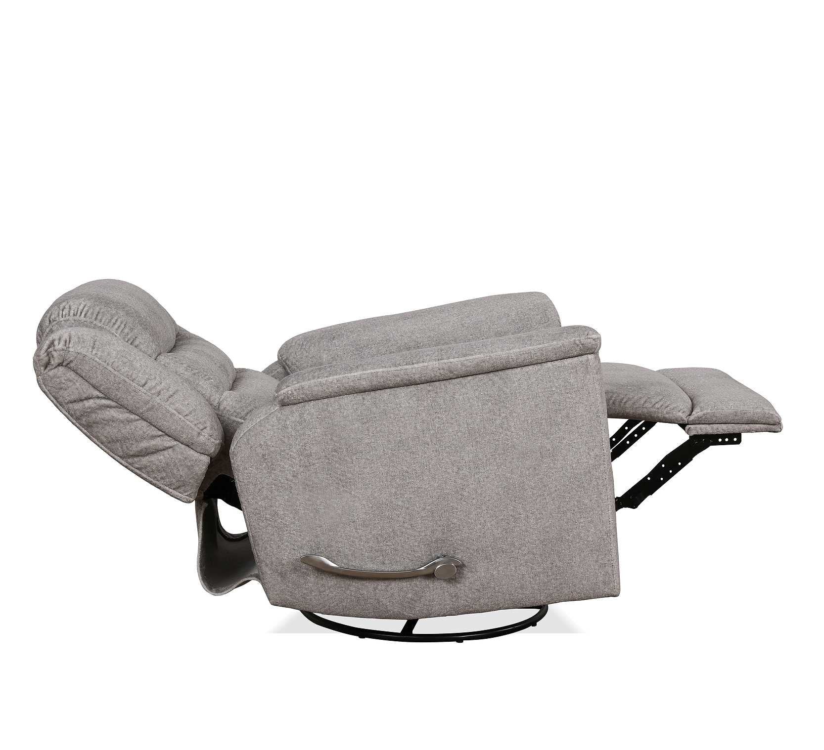 Swivel Recliner Chair Grey 6345